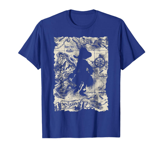 Disney - Captain Hook Map T-Shirt