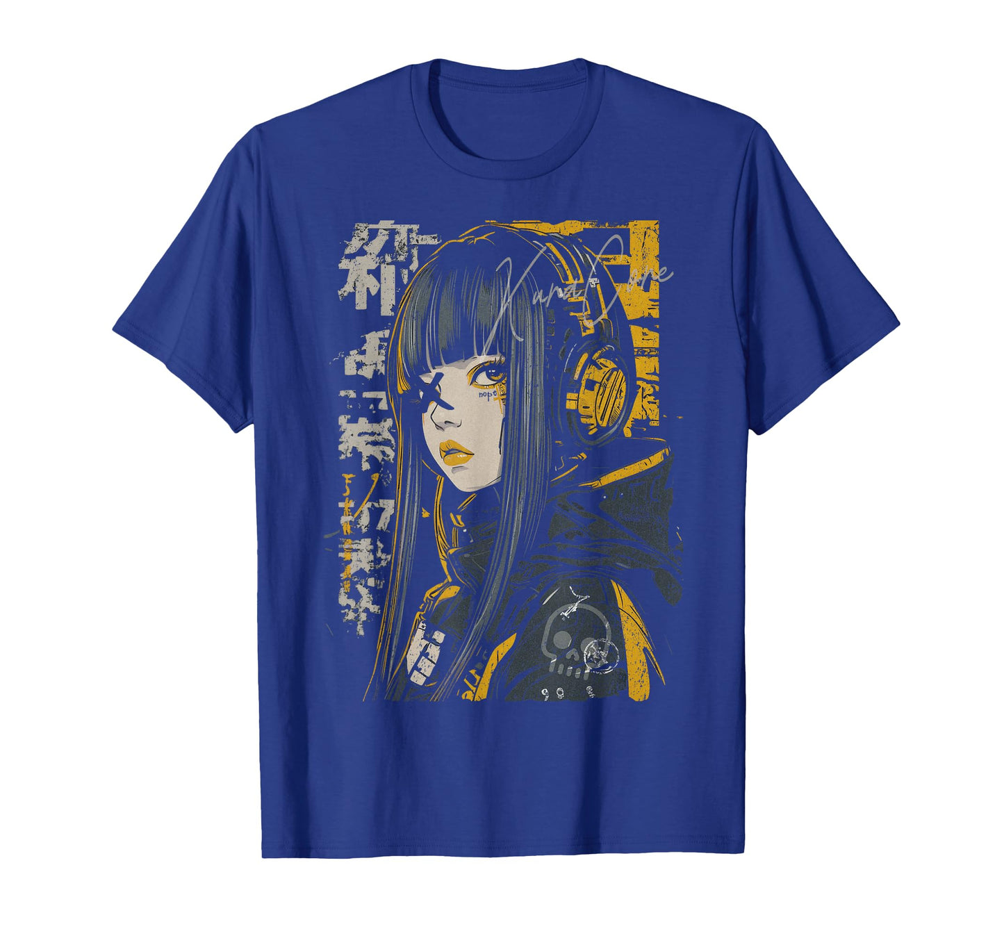 Japanese Streetwear Cyberpunk Y2K Techwear Retro Manga Anime T-Shirt