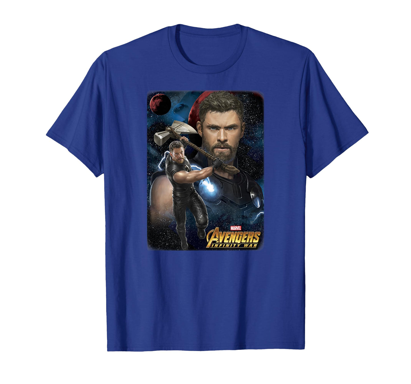Marvel Infinity War Thor Galaxy Protector Graphic T-Shirt T-Shirt