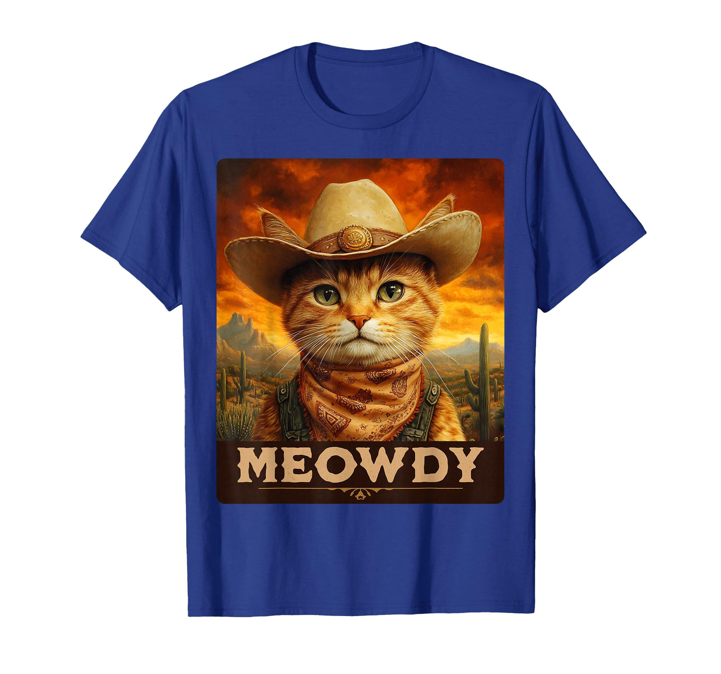 Meowdy, Cowboy: A Furry Friend in the Wild West, cat T-Shirt