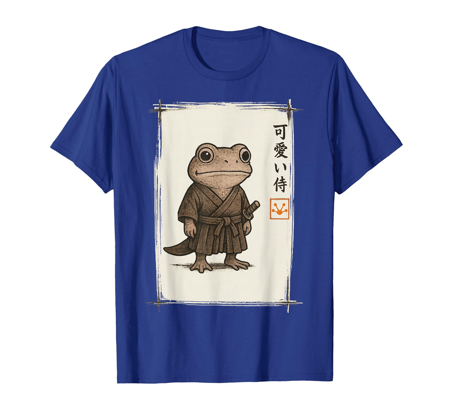 Samurai Frog Japanese Art Anime Funny Gifts Men Women Kid T-Shirt