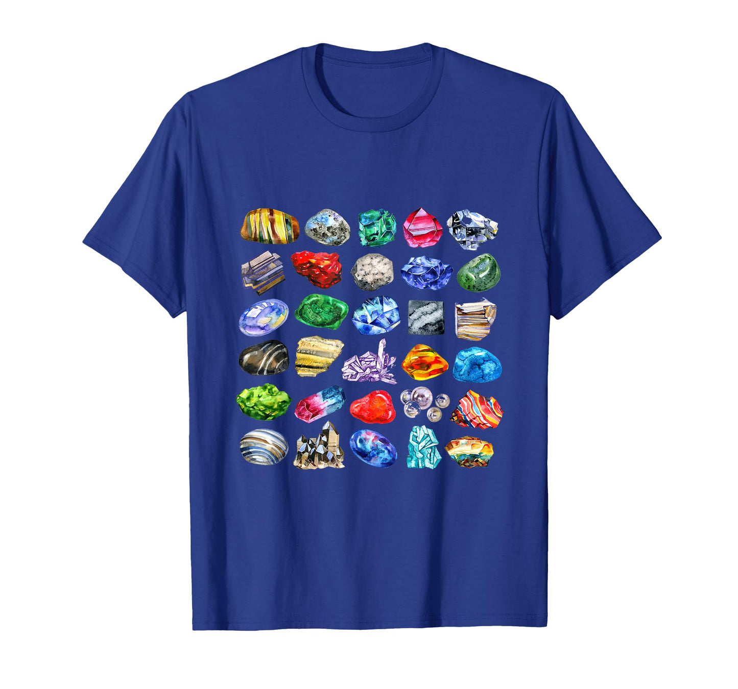 Minerals Gems and Crystals Rock Collecting T-Shirt
