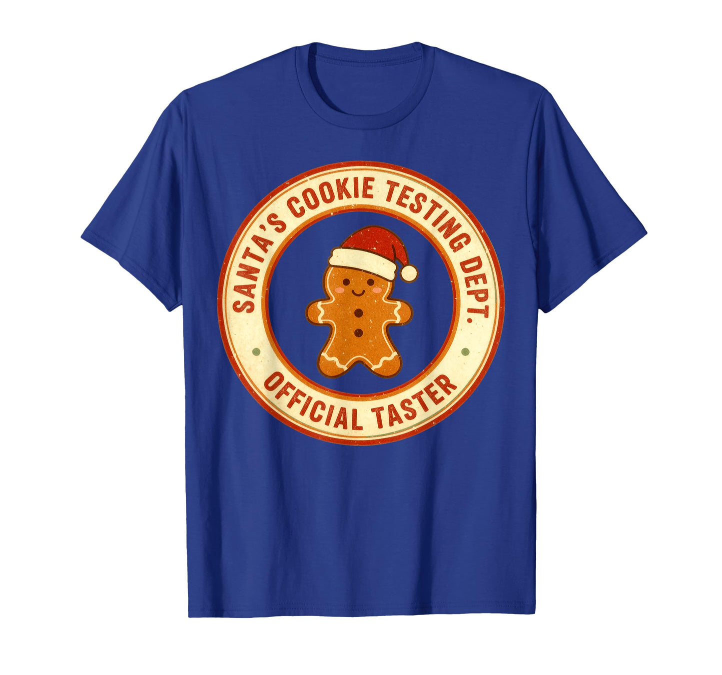 Santa Cookie Testing Department Holiday Baking Fun Christmas T-Shirt