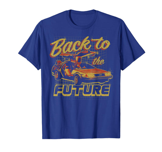 Back To the Future Vintage DeLorean Graphic T-Shirt T-Shirt