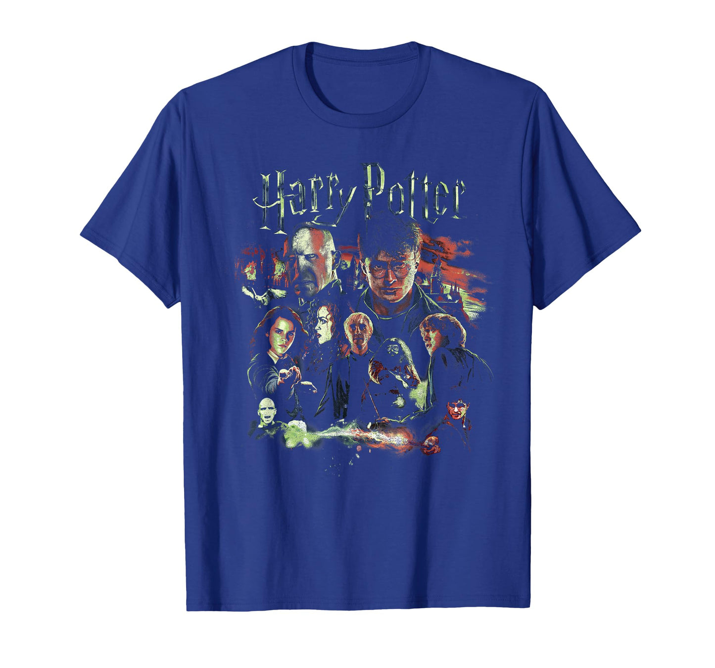 Harry Potter Deathly Hallows Group Shot Portrait T-Shirt
