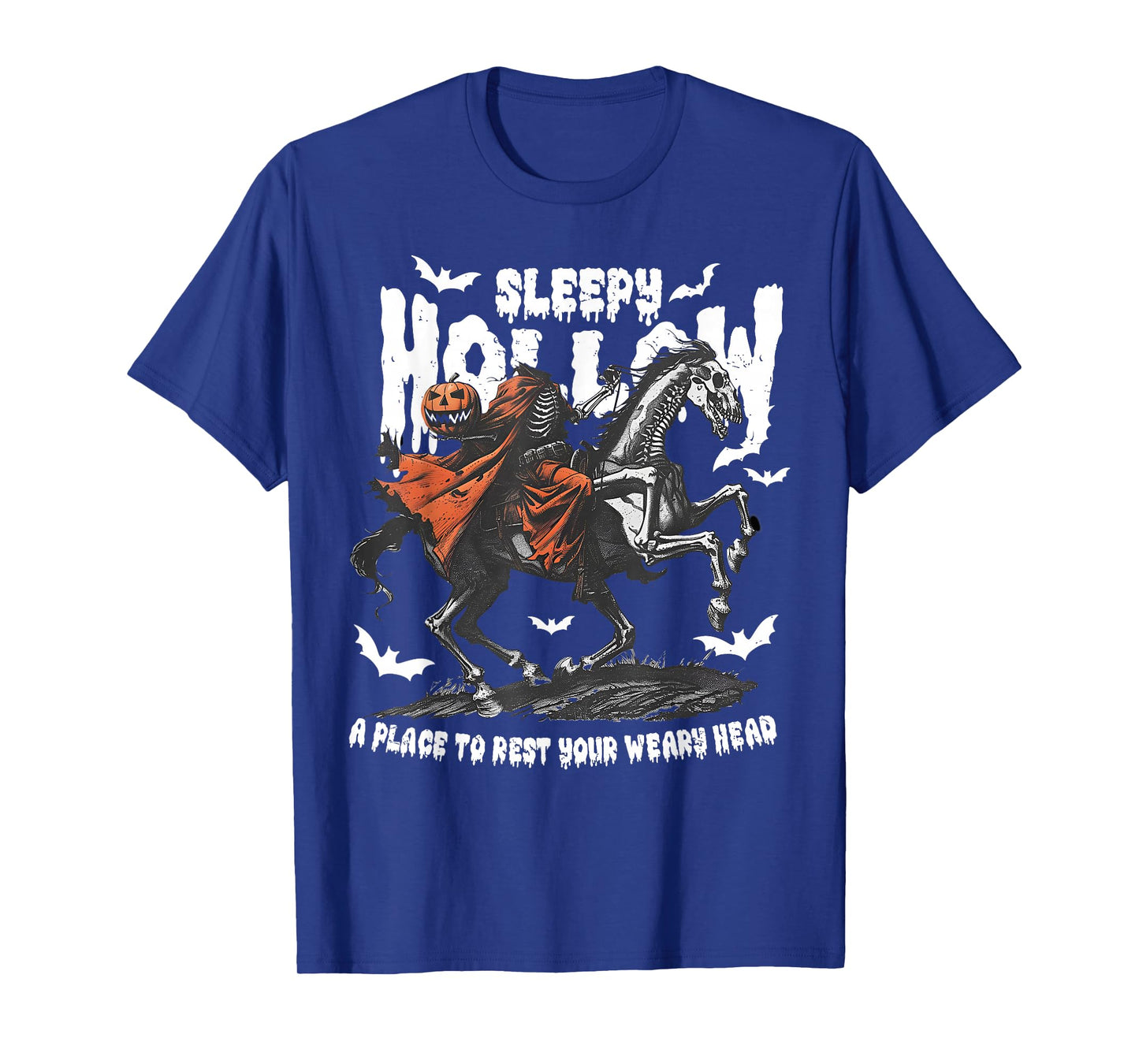 Halloween Sleepy Hollow Headless Horseman Jack O Lantern T-Shirt