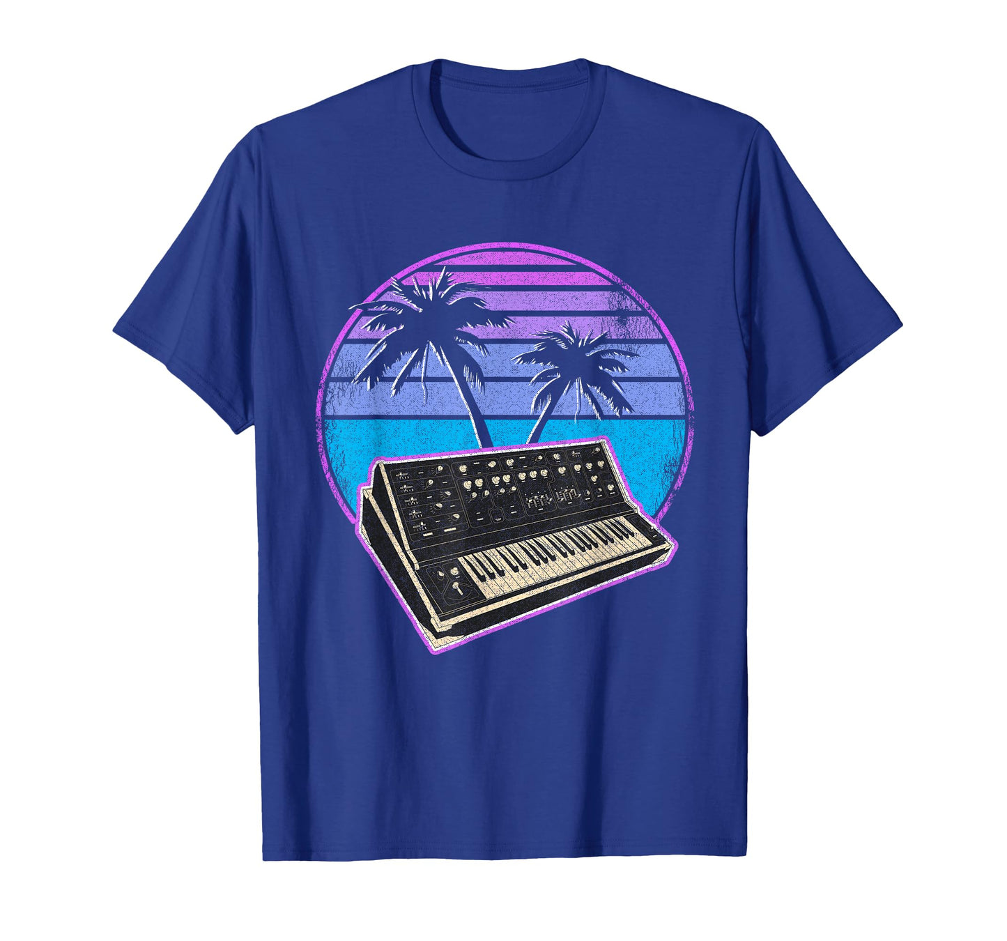 Synthwave Vintage Retrowave Pastel Goth Analog Synthesizer T-Shirt