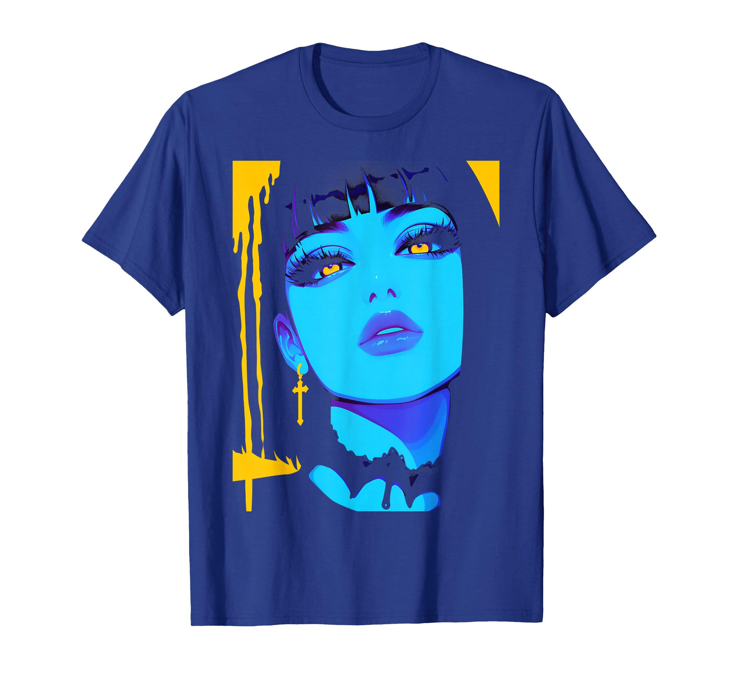 Cybergoth Cybercore Grunge Punk Goth Girl Alt Anime Manga T-Shirt