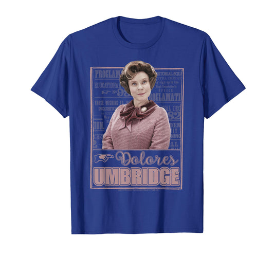 Harry Potter Dolores Umbridge Proclamation Portrait T-Shirt