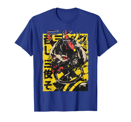 Japan Streetwear Cyberpunk Y2K Techwear Retro Manga Anime T-Shirt
