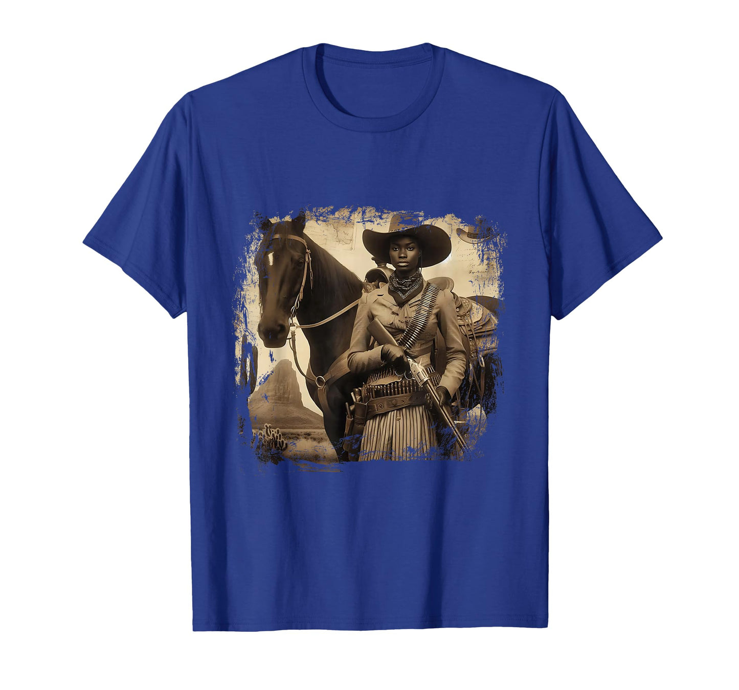 Melanin Cowgirl Swag Cowgirls Black History African T-Shirt