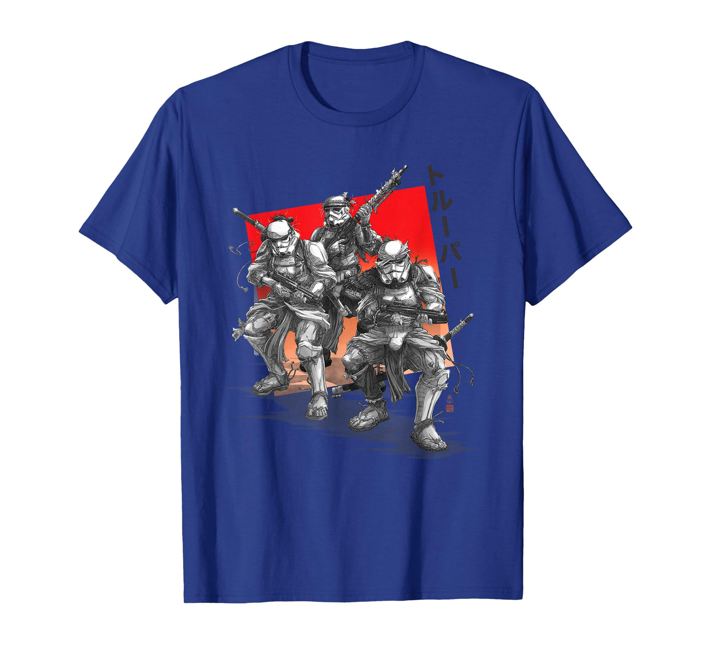 Star Wars: Visions Anime The Duel Samurai Stormtrooper Trio T-Shirt