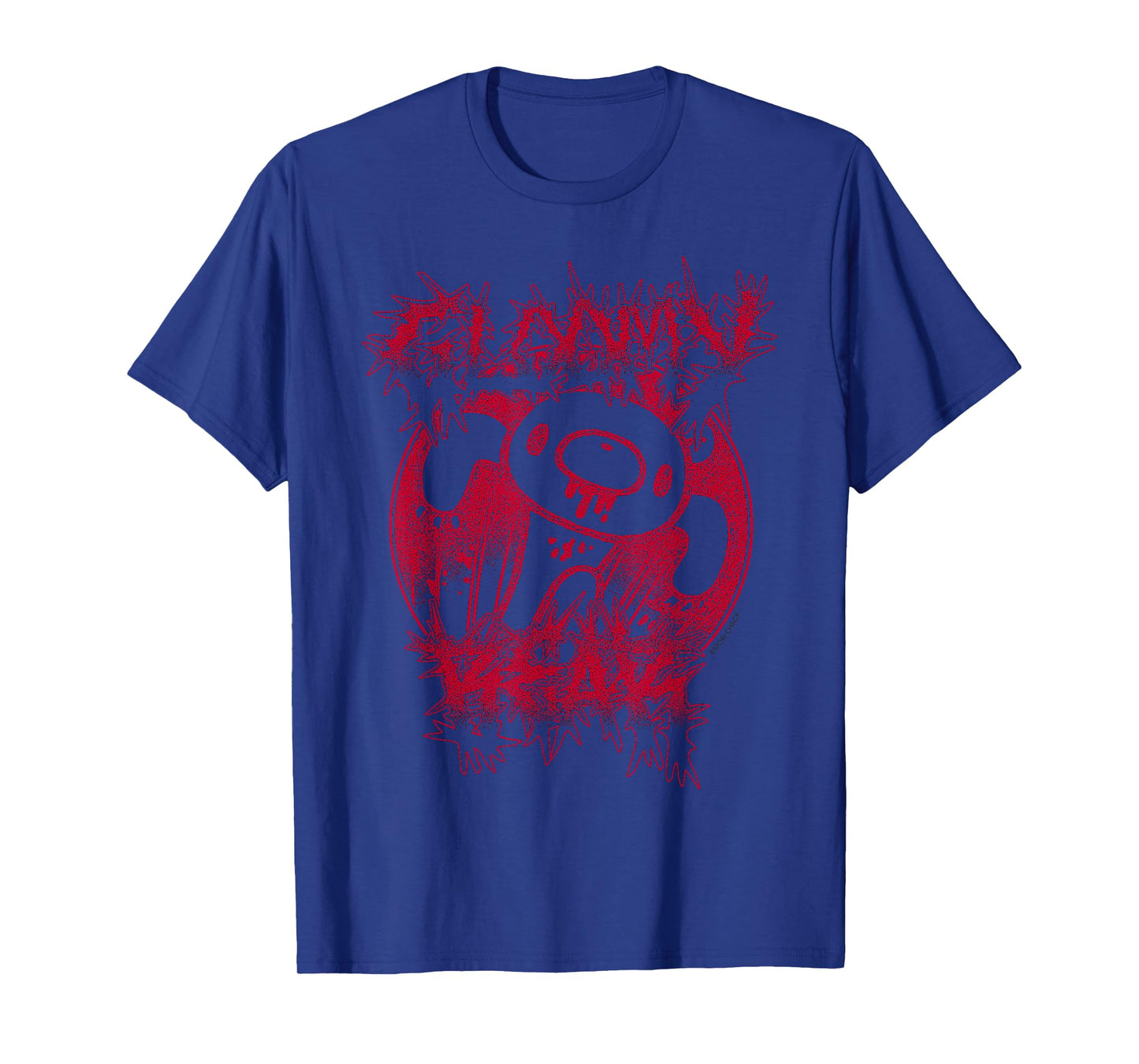 Gloomy Bear The Naughty Grizzly Gothic Red Text Anime T-Shirt