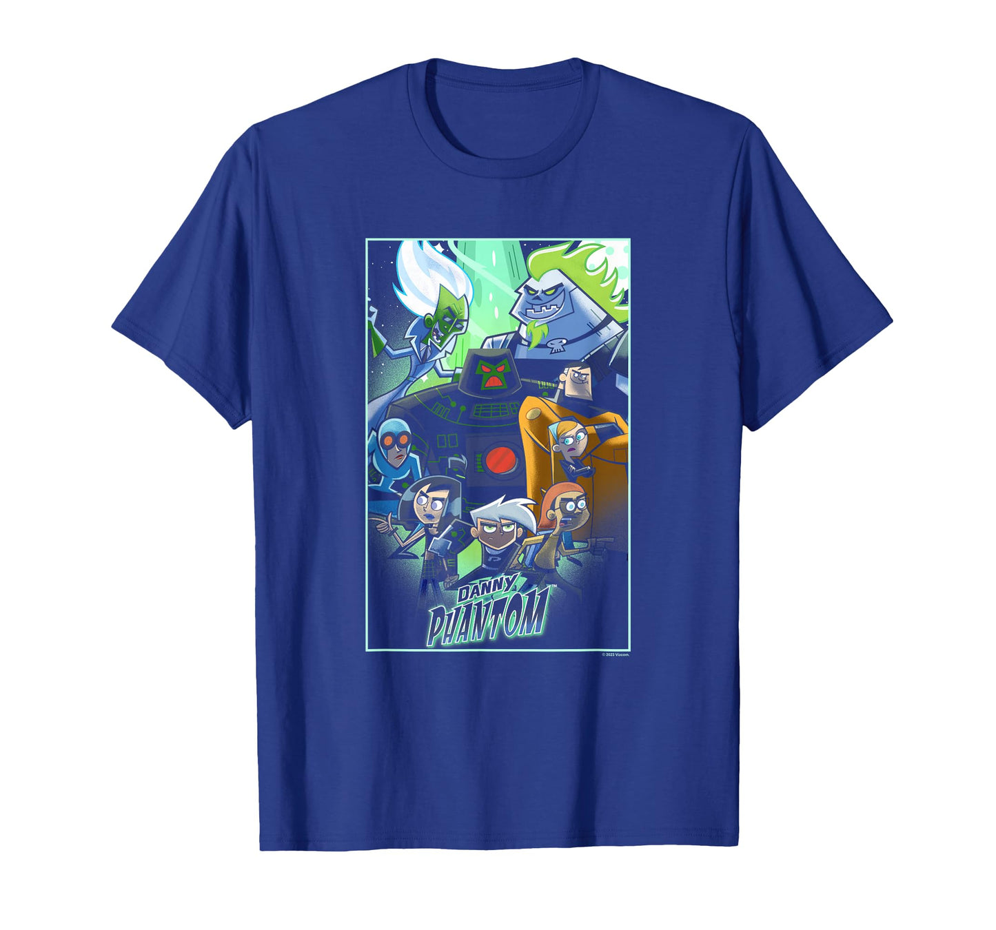 Danny Phantom Superhero Ghost Hunter Group Shot Poster T-Shirt