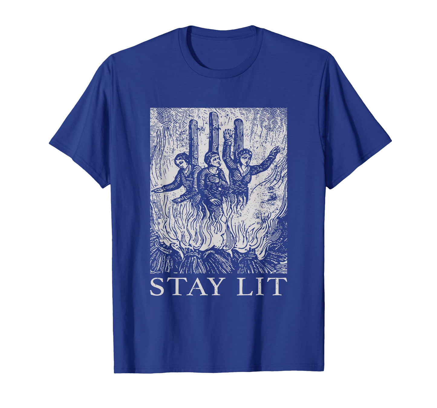 Occult Stay Lit Satan Devil Hell Unholy Antichrist Witch T-Shirt