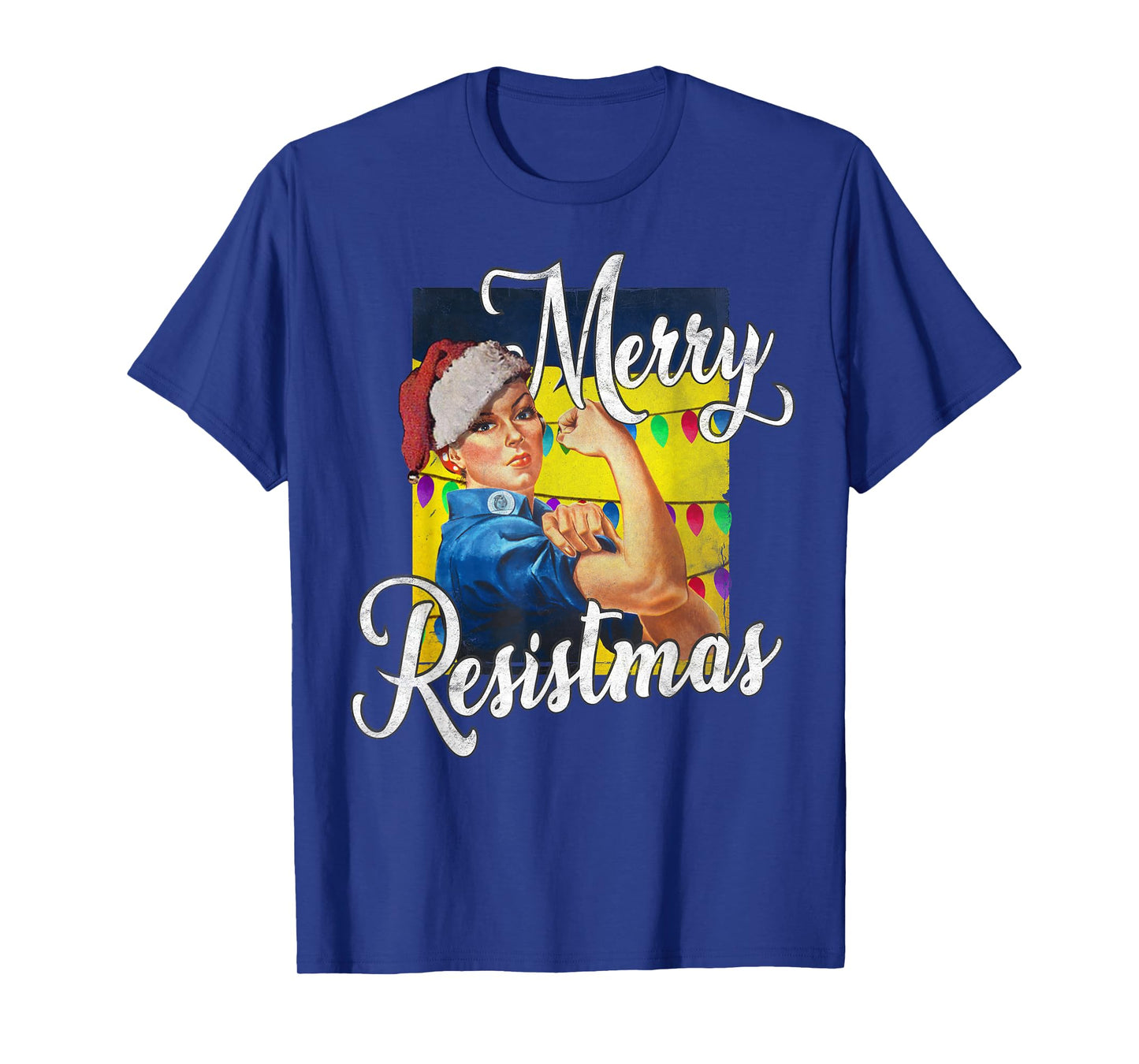 Merry Resistmas, Christmas, Feminist, Strong Woman T-Shirt