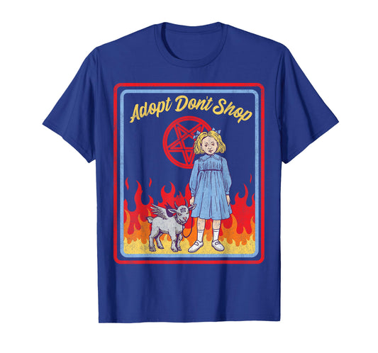 Vintage Child Game Horror, Adopt Dont Shop, Dark Humor T-Shirt