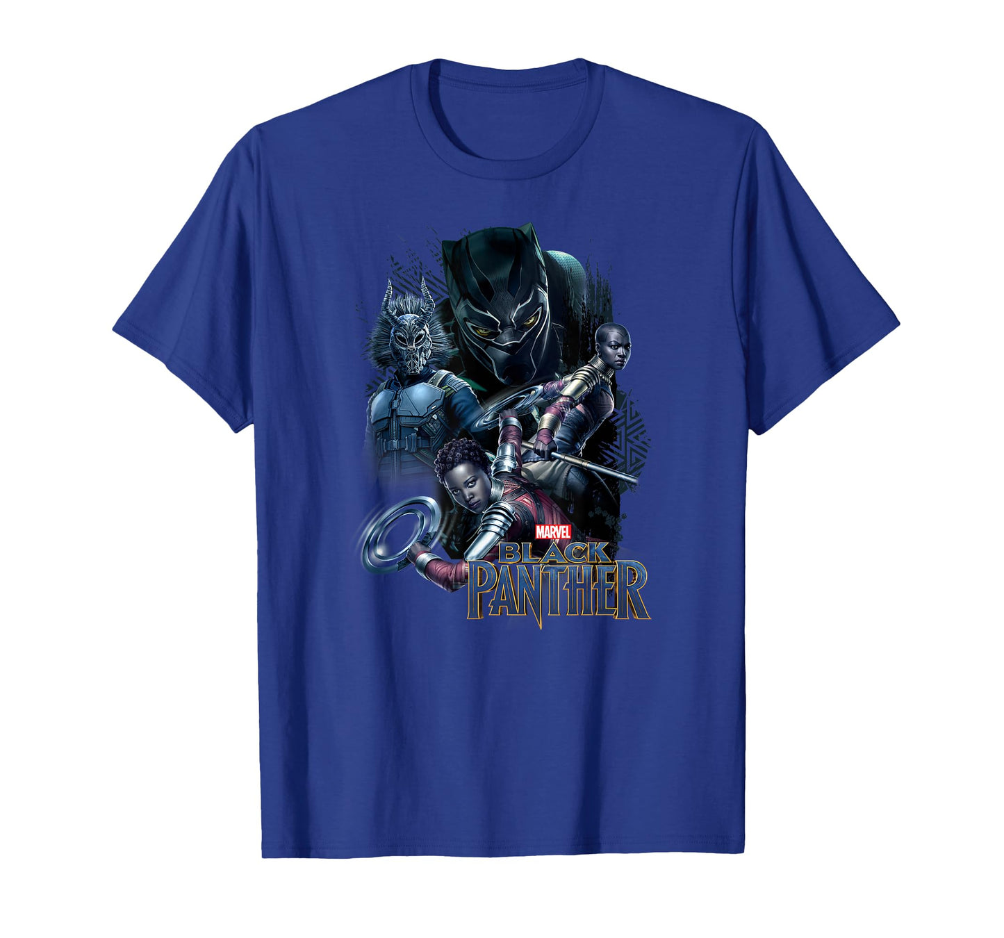 Marvel Black Panther Movie Warrior Poses Graphic T-Shirt T-Shirt