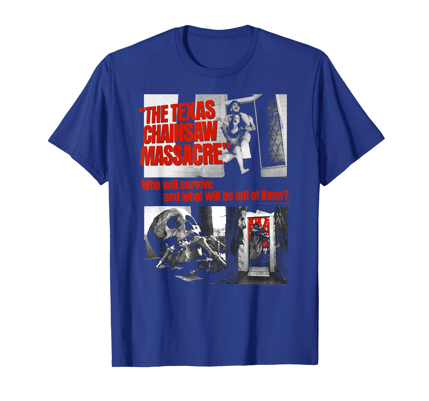 The Texas Chainsaw Massacre What Will Be Left Collage Horror T-Shirt