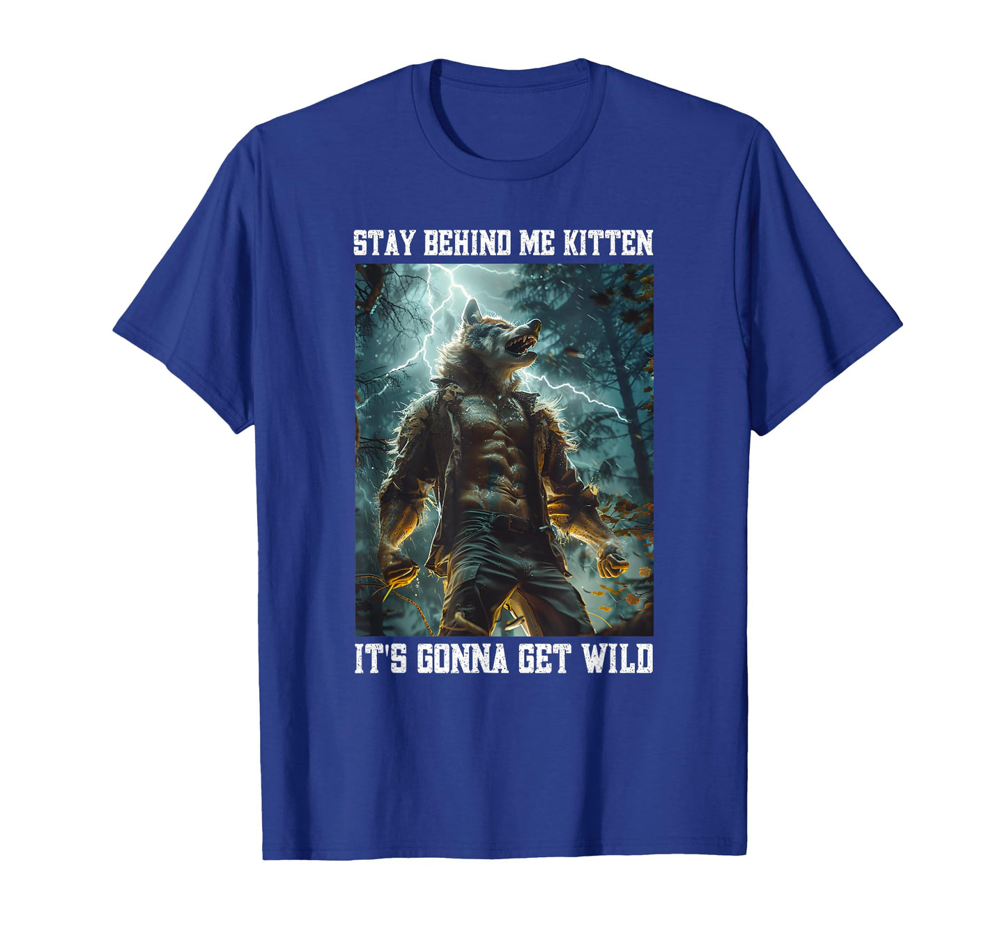 Cringy Werewolf Kitten Wolf Meme Cringe Alpha T-Shirt