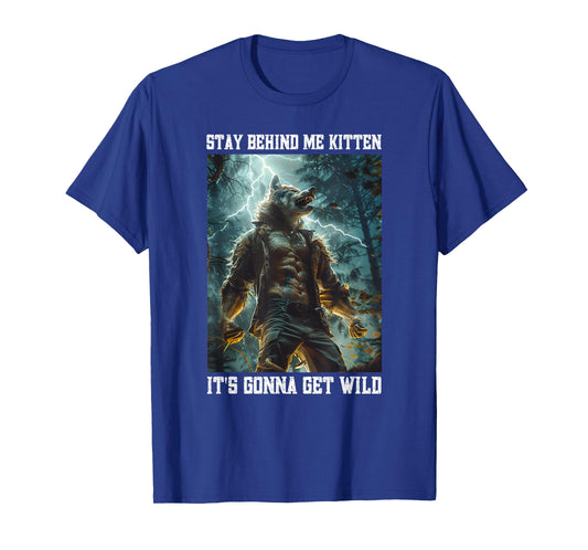 Cringy Werewolf Kitten Wolf Meme Cringe Alpha T-Shirt