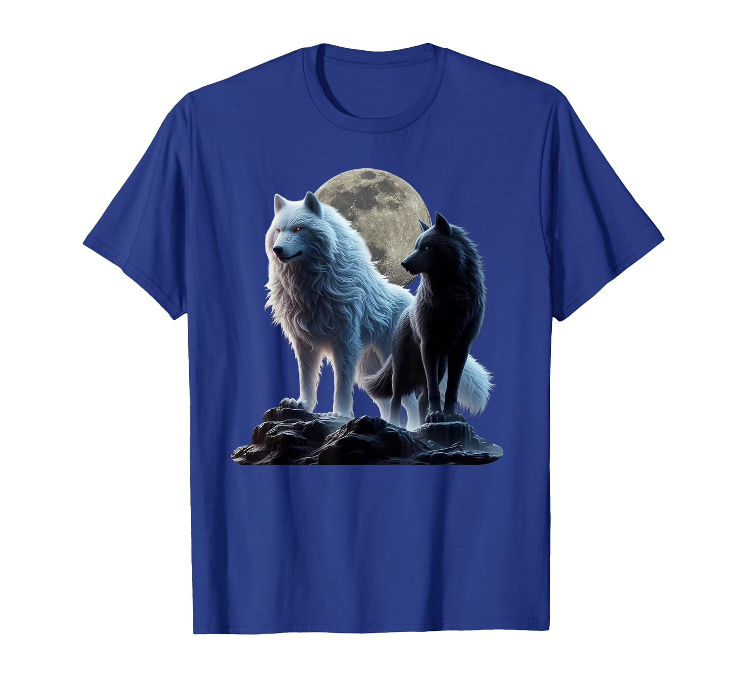 dire wolf white wolf and black wolf Aenocyon dirus dire wolf T-Shirt
