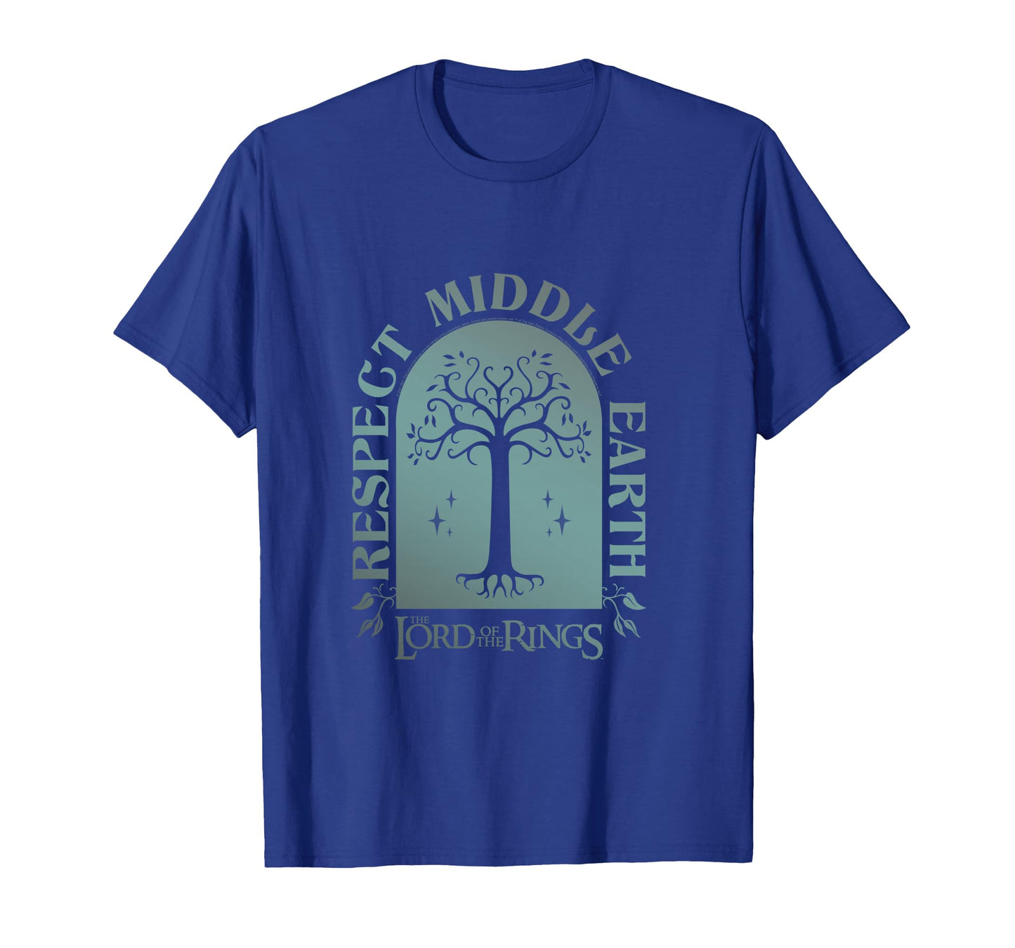The Lord of the Rings Respect Middle Earth Tree Fantasy Long Sleeve T-Shirt