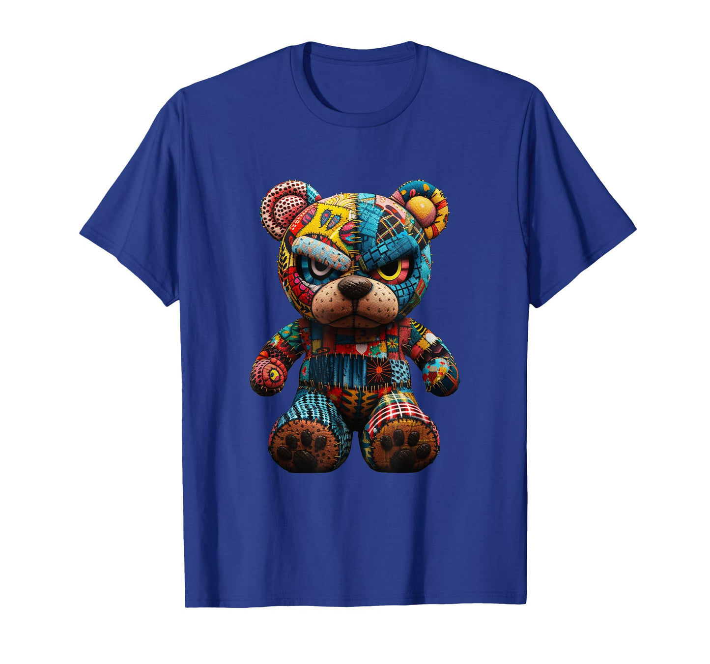 Funny Graphic Angry Teddy Bear Streetwear T-Shirt