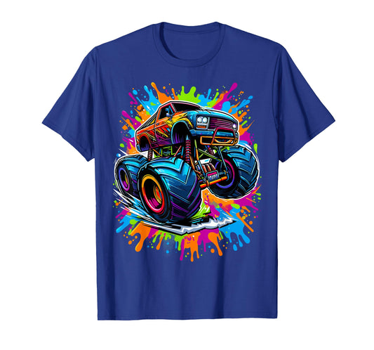 Monster Truck Lover Colorful T-Shirt
