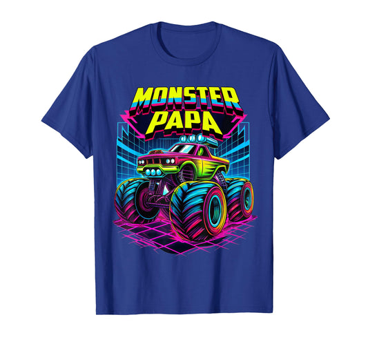 Monster Truck Papa Monster Truck Are My Jam Truck Lovers T-Shirt