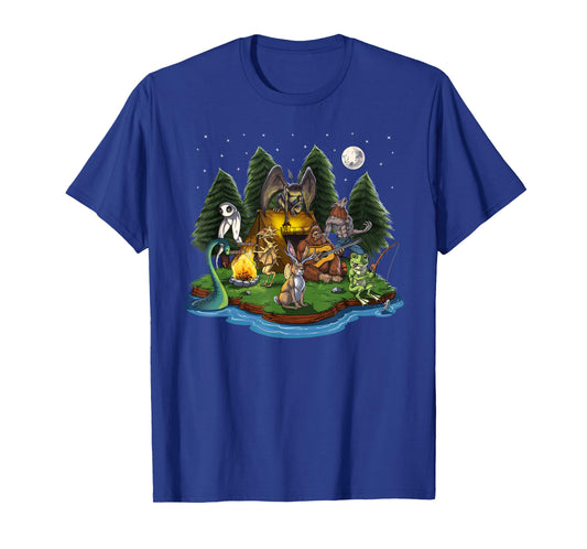 Cryptozoology Cryptid Creatures Bigfoot Jackalope Werewolf T-Shirt