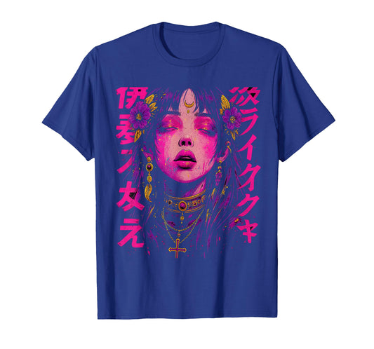 Japanese Futuristic Fashion | Retro Techwear | Anime Manga T-Shirt