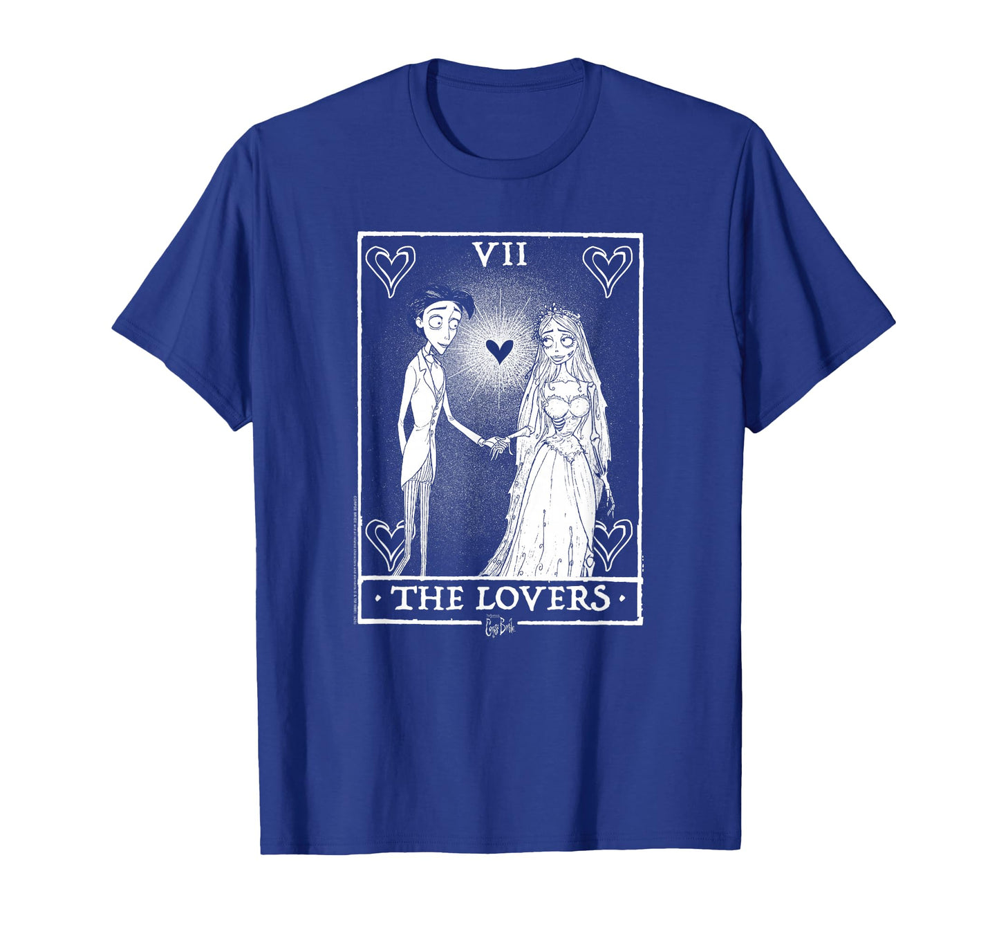 Corpse Bride The Lovers Tarot Card Victor and Bride Movie T-Shirt