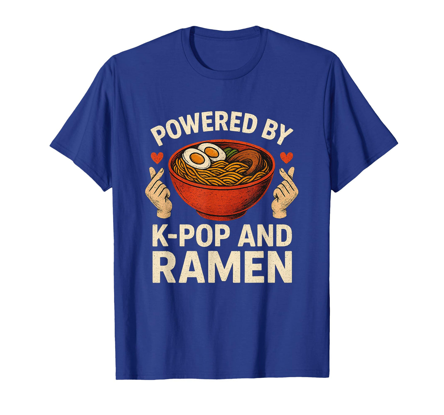 Powered by K Pop and Ramen Kpop Merch Merchandise Gift T-Shirt