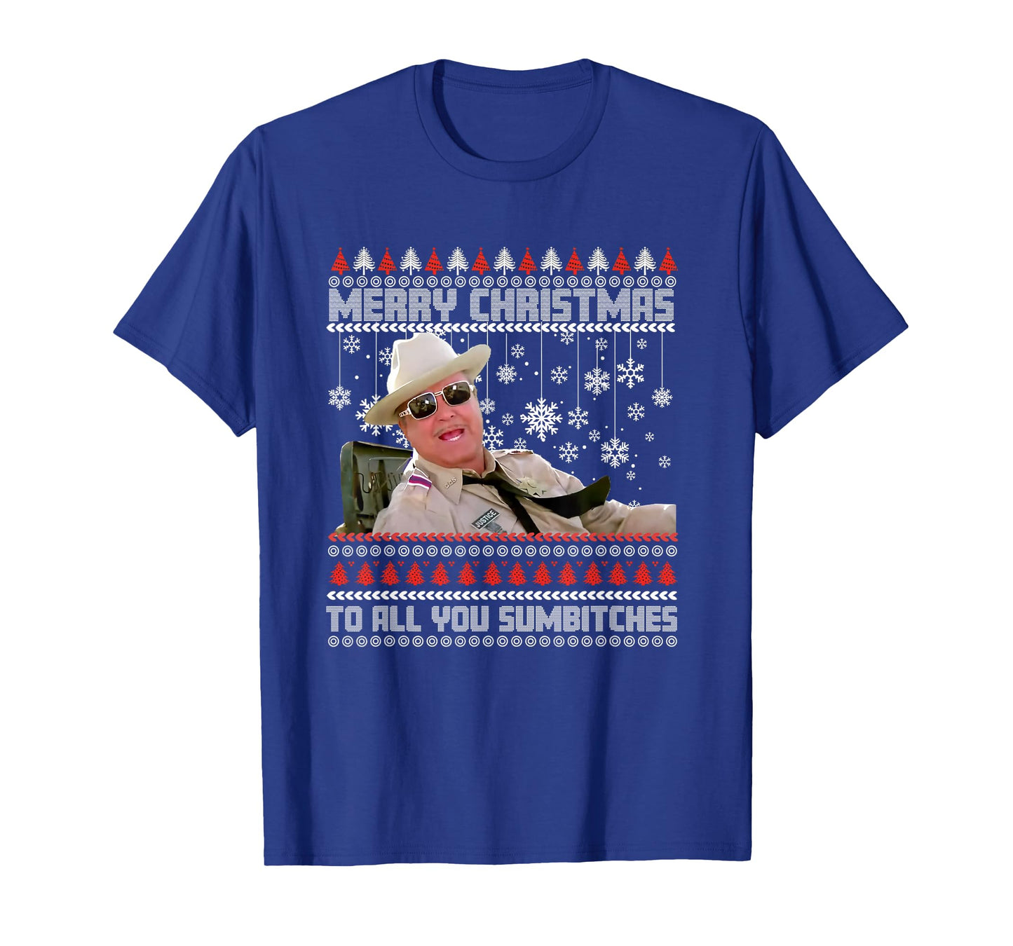Merry Christmas to All You Sumbitches Funny Ugly Sweater T-Shirt