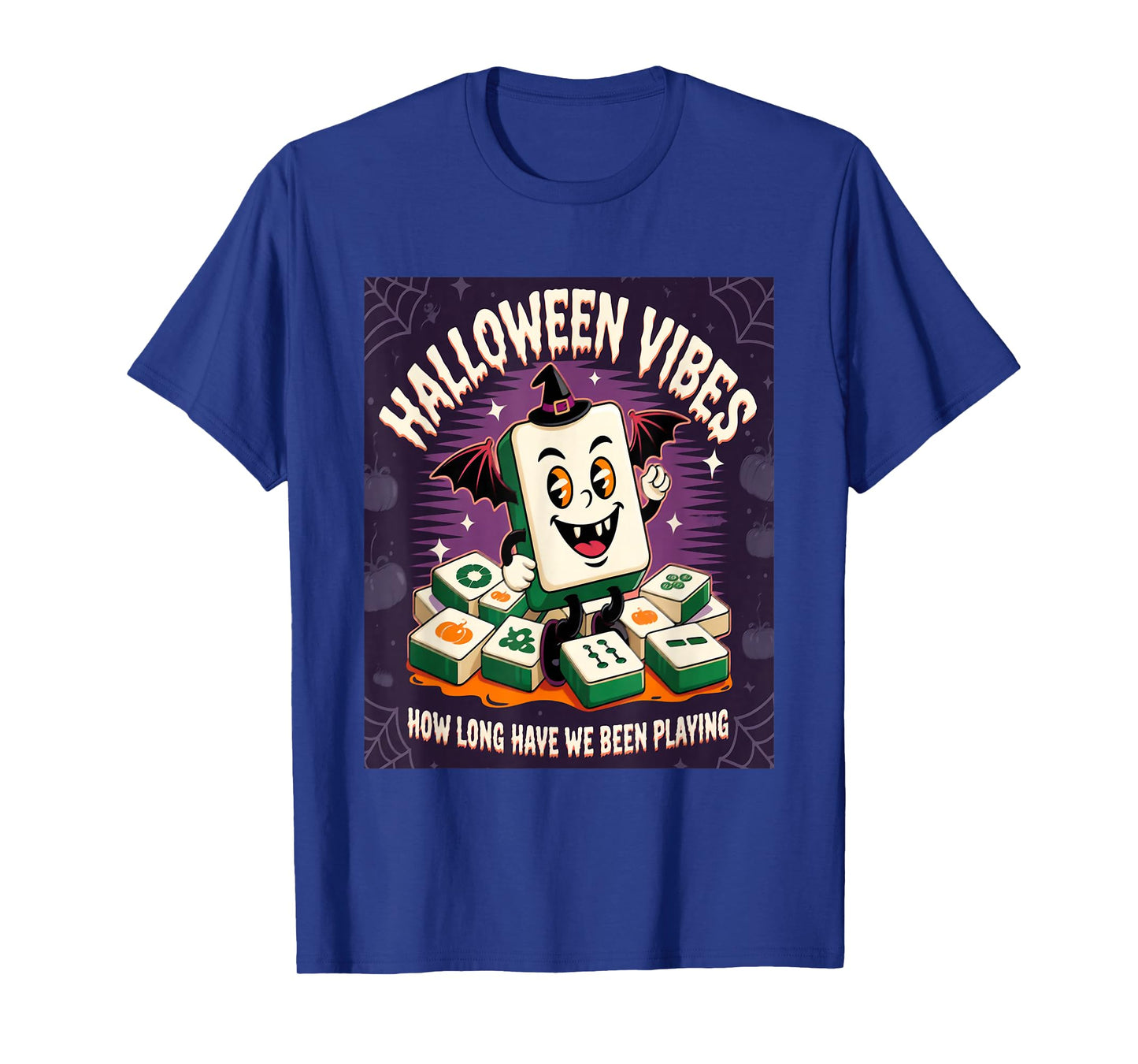 Halloween Vibes Mahjong Lover T-Shirt | Funny How Long Have T-Shirt