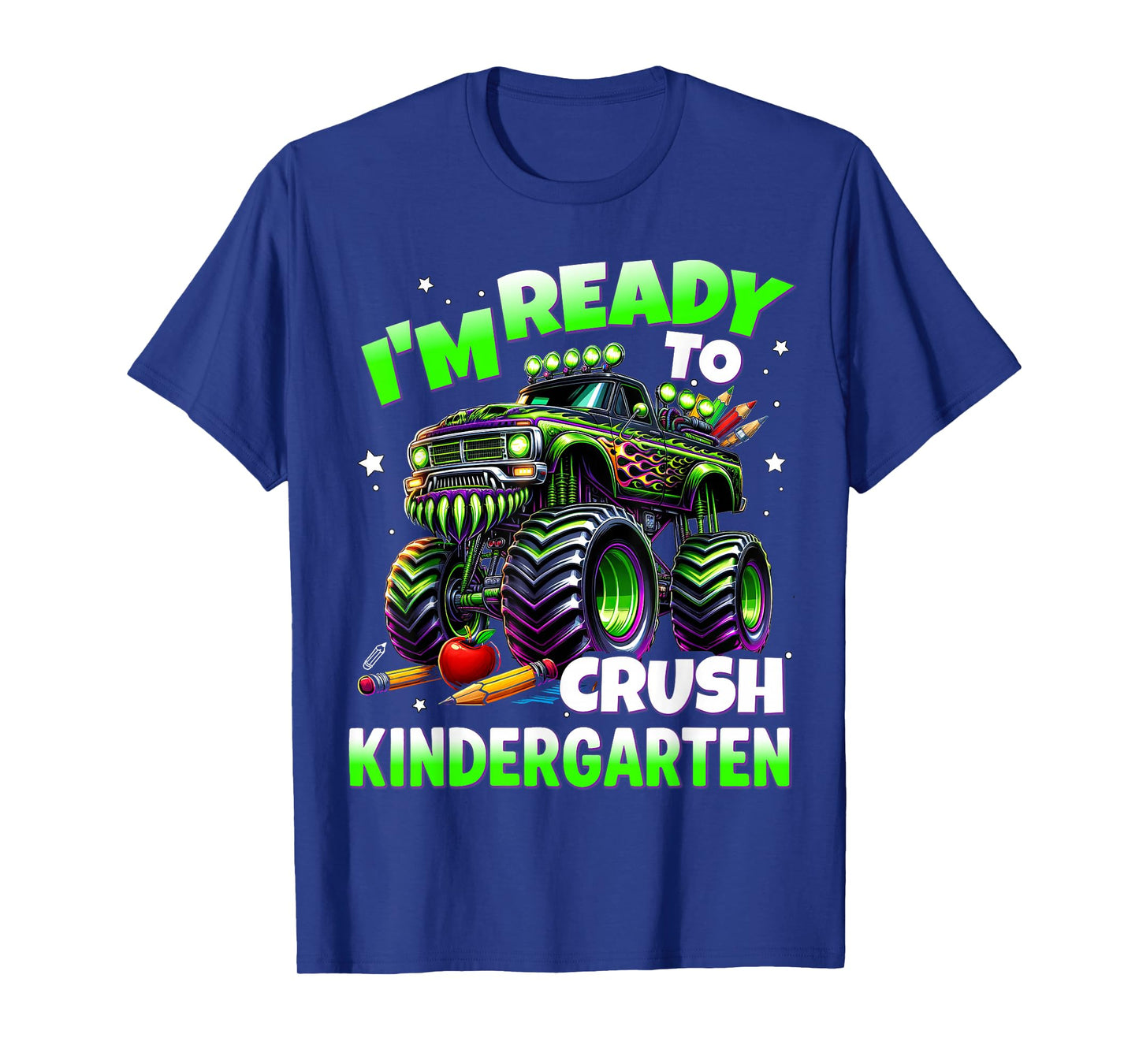 I'm Ready To Crush Kindergarten Monster Truck Boys T-Shirt