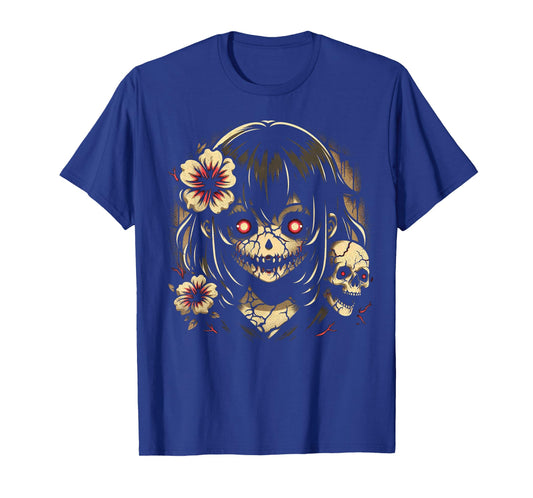 Horror Anime Manga Japanese Scary Kawaii Anime Goth T-Shirt