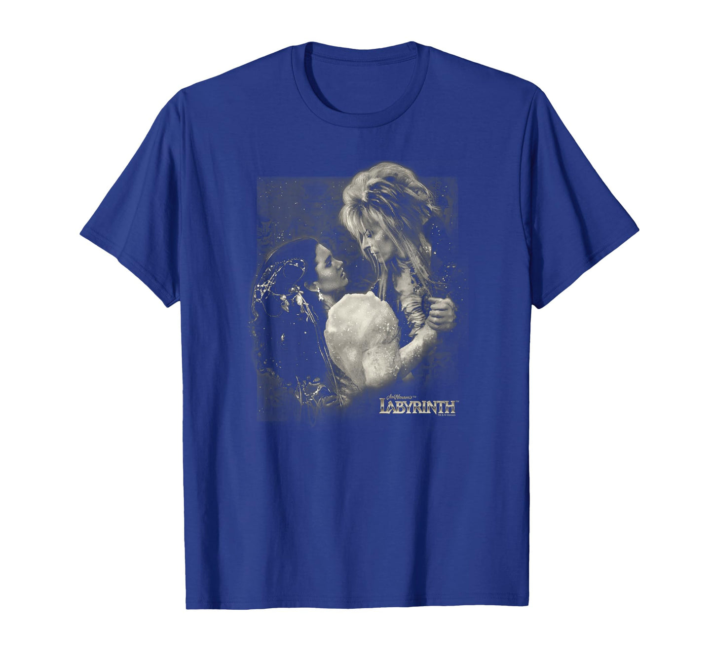 Labyrinth Official Licensed T-Shirt - Adult, Unisex-Adults, Unisex-Kids, Female - Black - Short Sleeve - Crew Neck - Slim Fit - Modern - Dance - Fantasy - Small