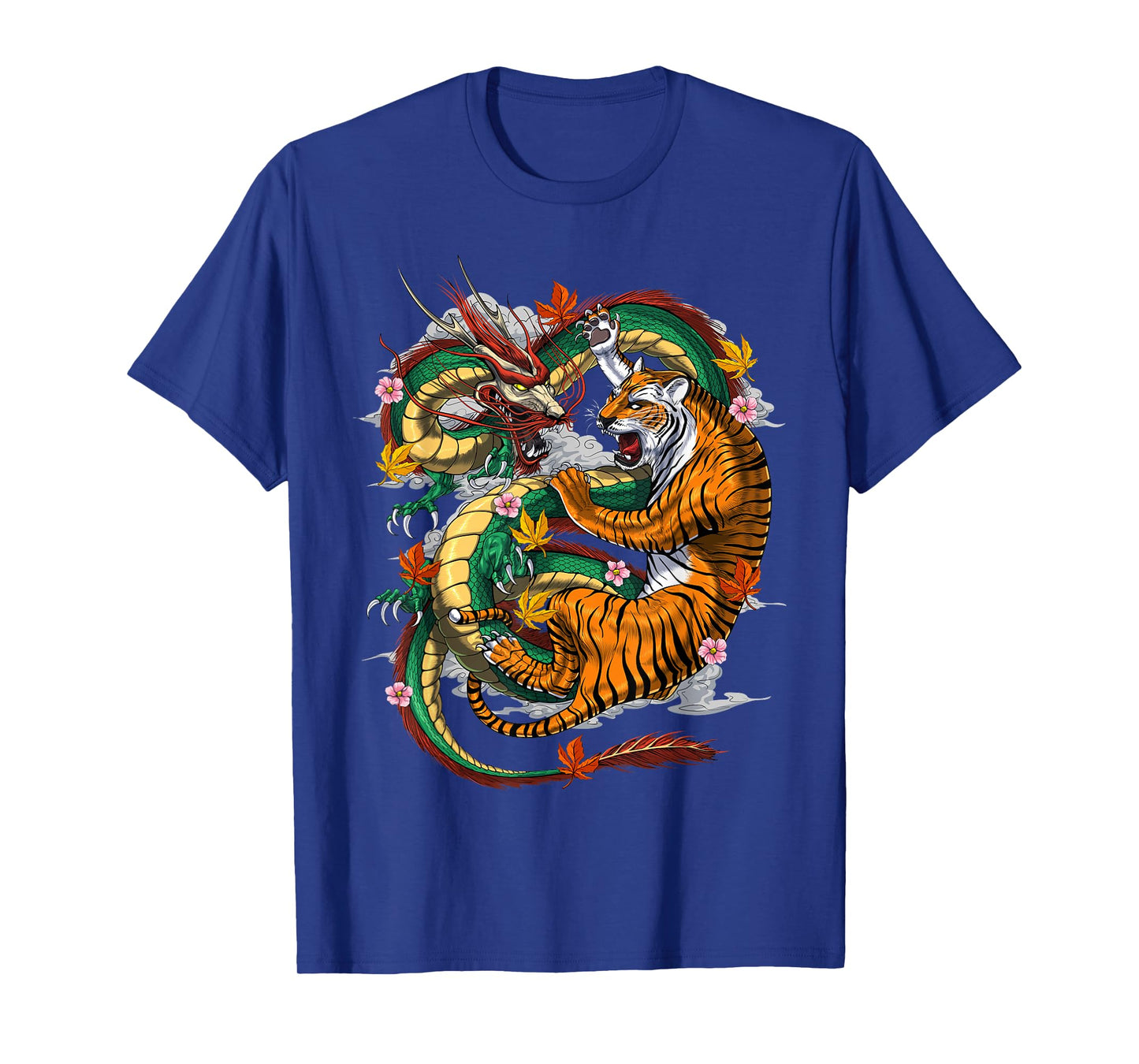 Japanese Dragon Japanese Tiger Folklore T-Shirt