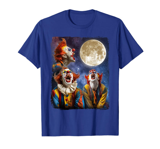 Clowns Howling Moon T-Shirt