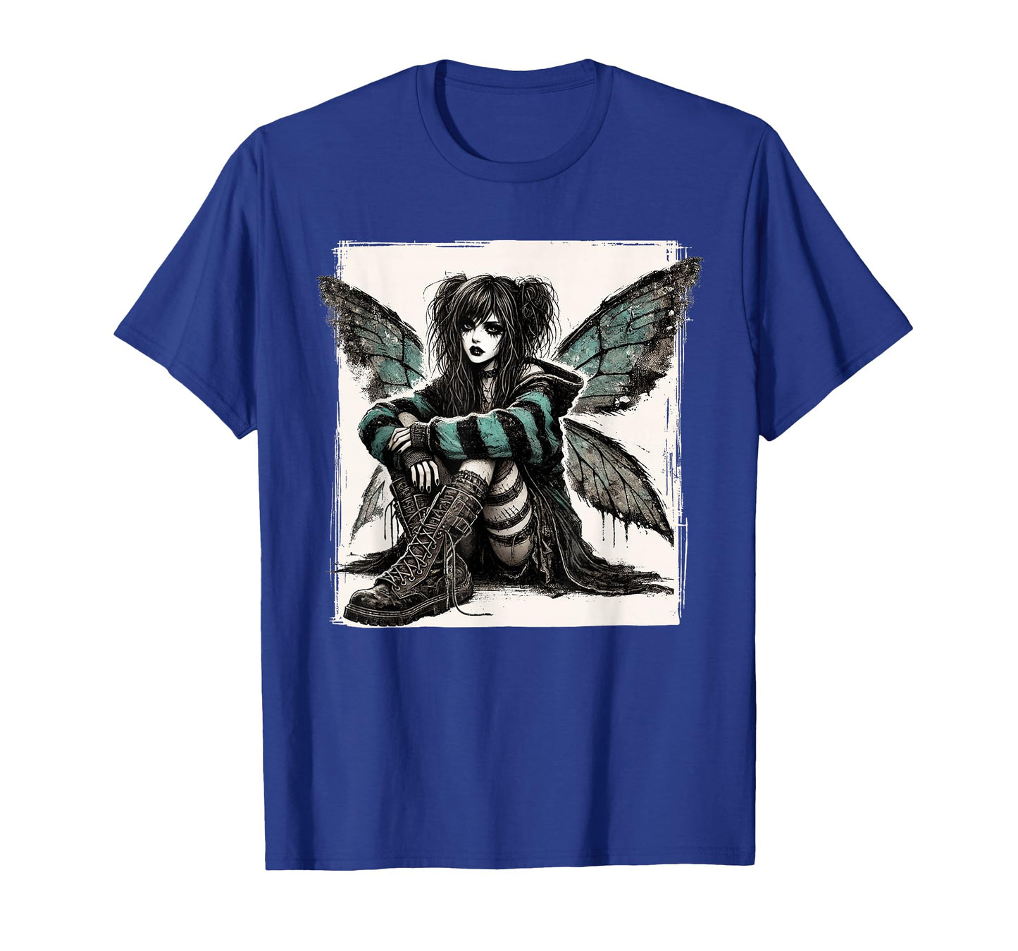 Goth Girl Cute Grunge Women Gothic Fairy Goth Emo Girl T-Shirt