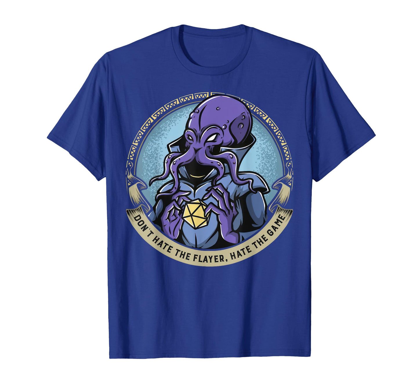 Call Of Ktulu Cthulhu! Don't Hate The Flayer Hate The Game T-Shirt, Small, Black