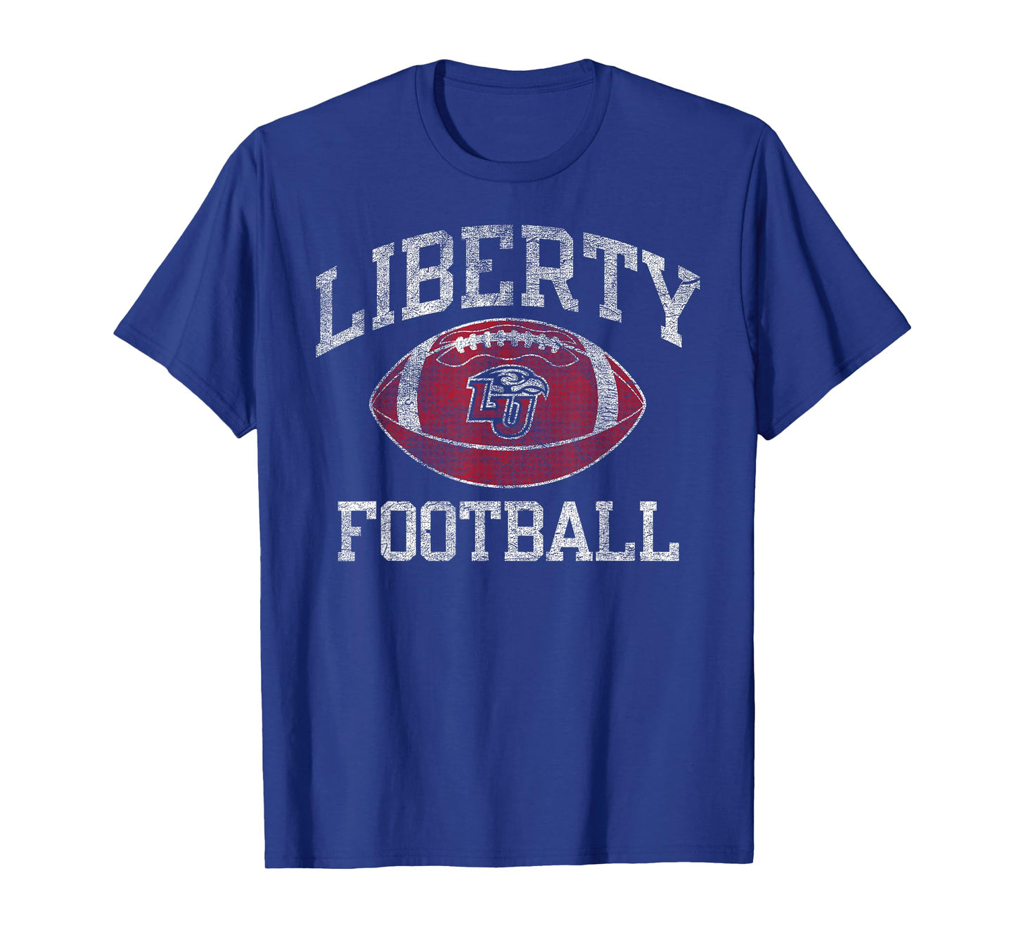 Liberty Flames Football Intensity Navy Officially Licensed T-Shirt