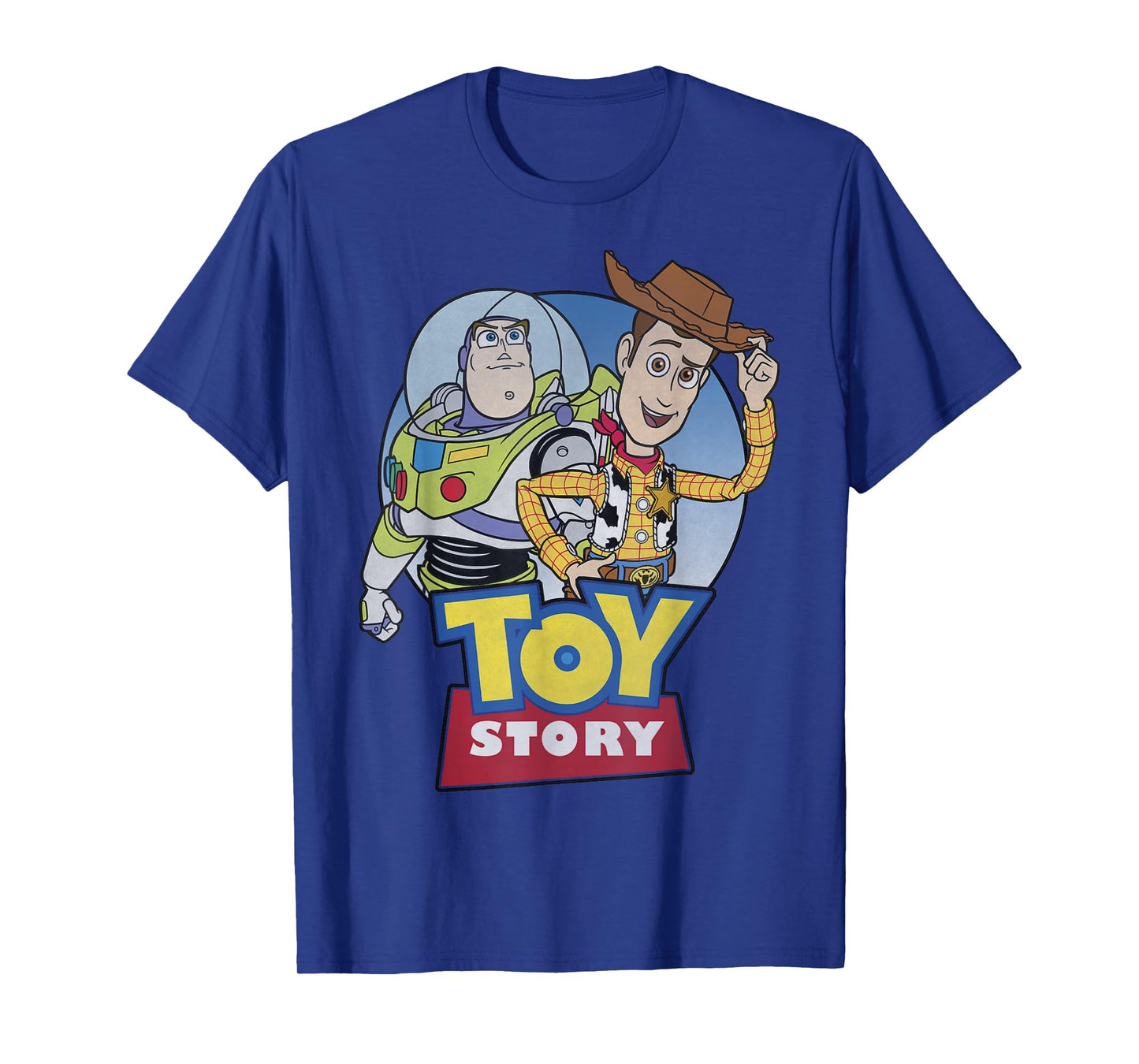 Disney Pixar Toy Story Buzz and Woody Movie Logo T-Shirt