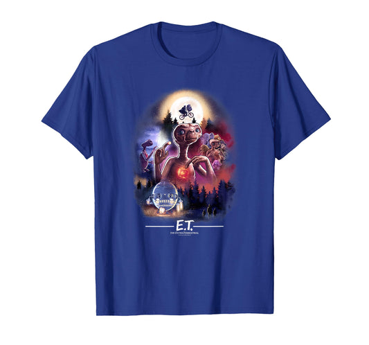 E.T. the Extra-Terrestrial Centered Collage T-Shirt