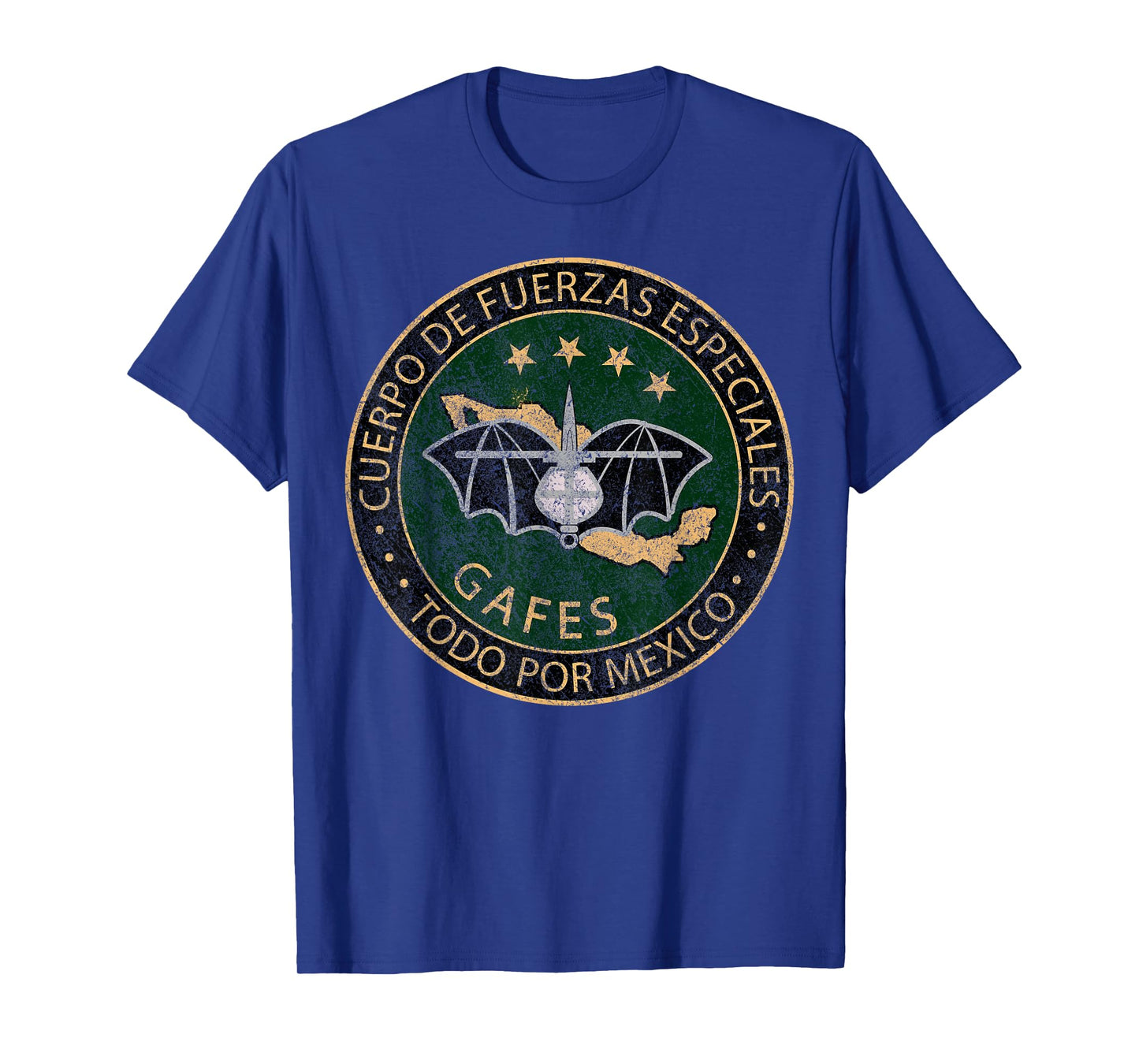GAFES GAFE Mexican Special Force Fuerzas Mexican Patriot T-Shirt