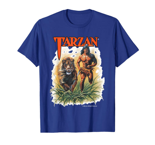 Edgar Rice Burroughs, Inc. Tarzan-themed Unisex-Adults Black Classic Fit Short Sleeve T-Shirt