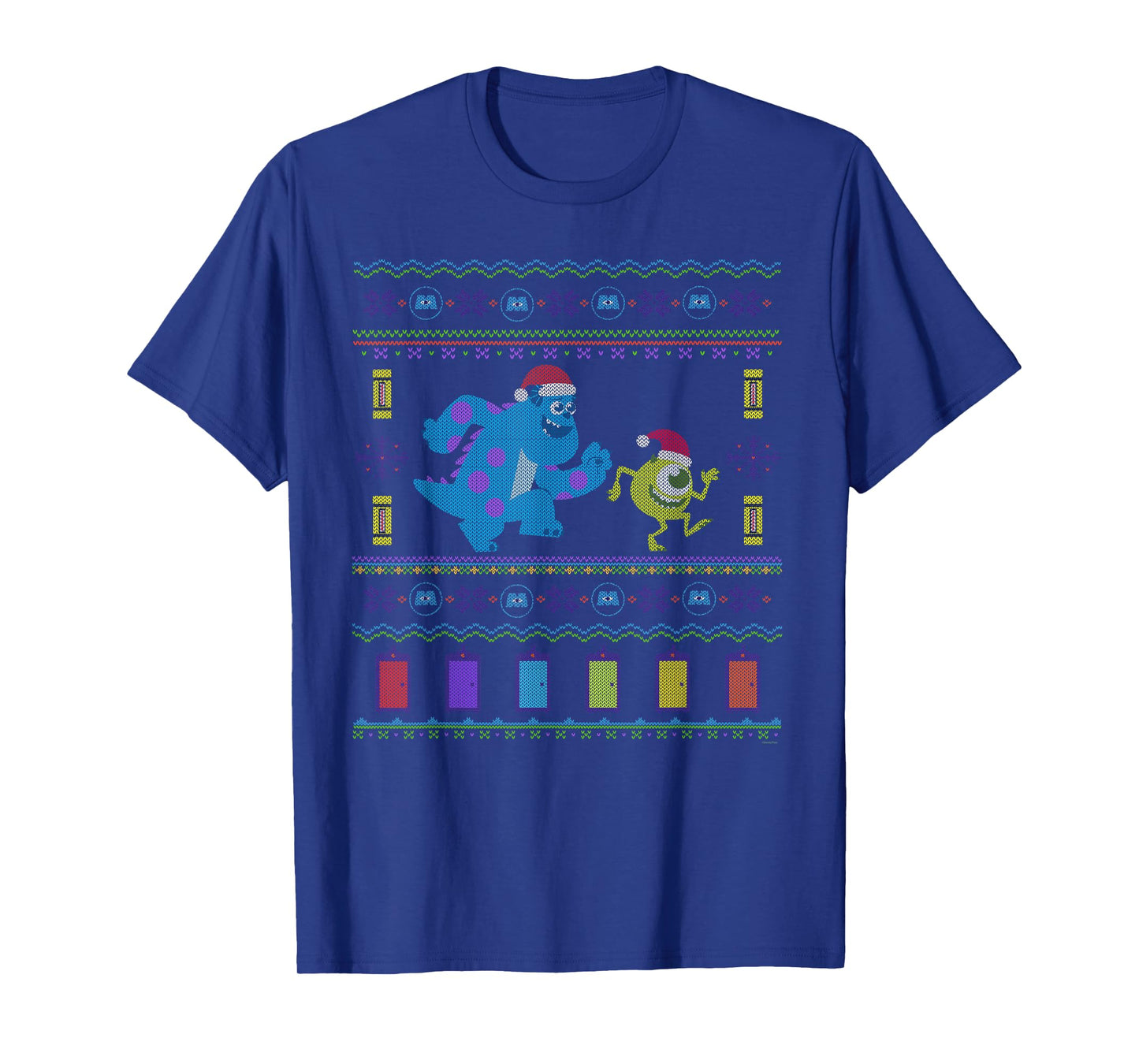 Disney PIXAR Monsters, Inc. Ugly Christmas Sweater Holiday T-Shirt