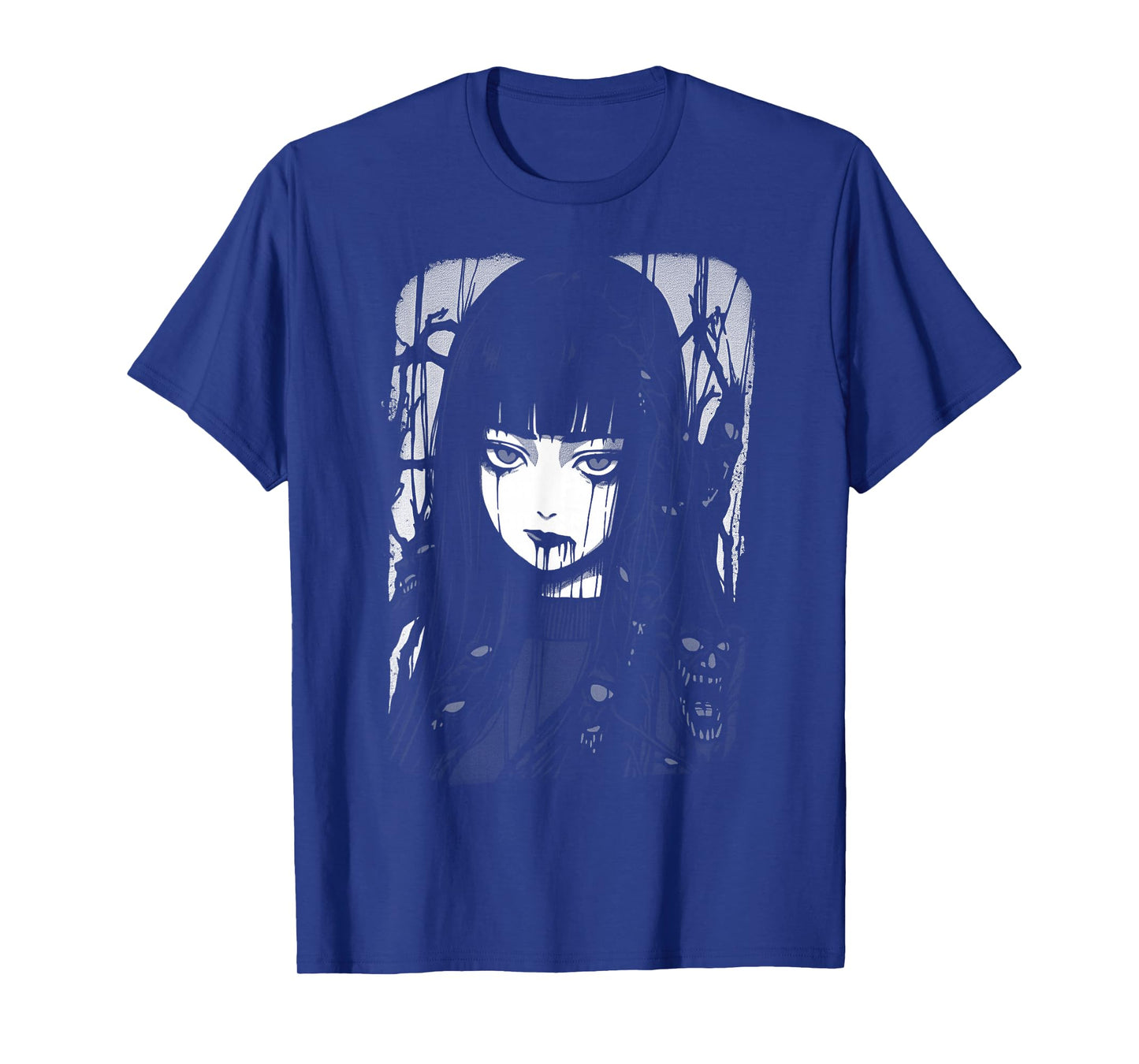 Creepy Japanese Anime Manga Horror | Pastel Goth Grunge T-Shirt